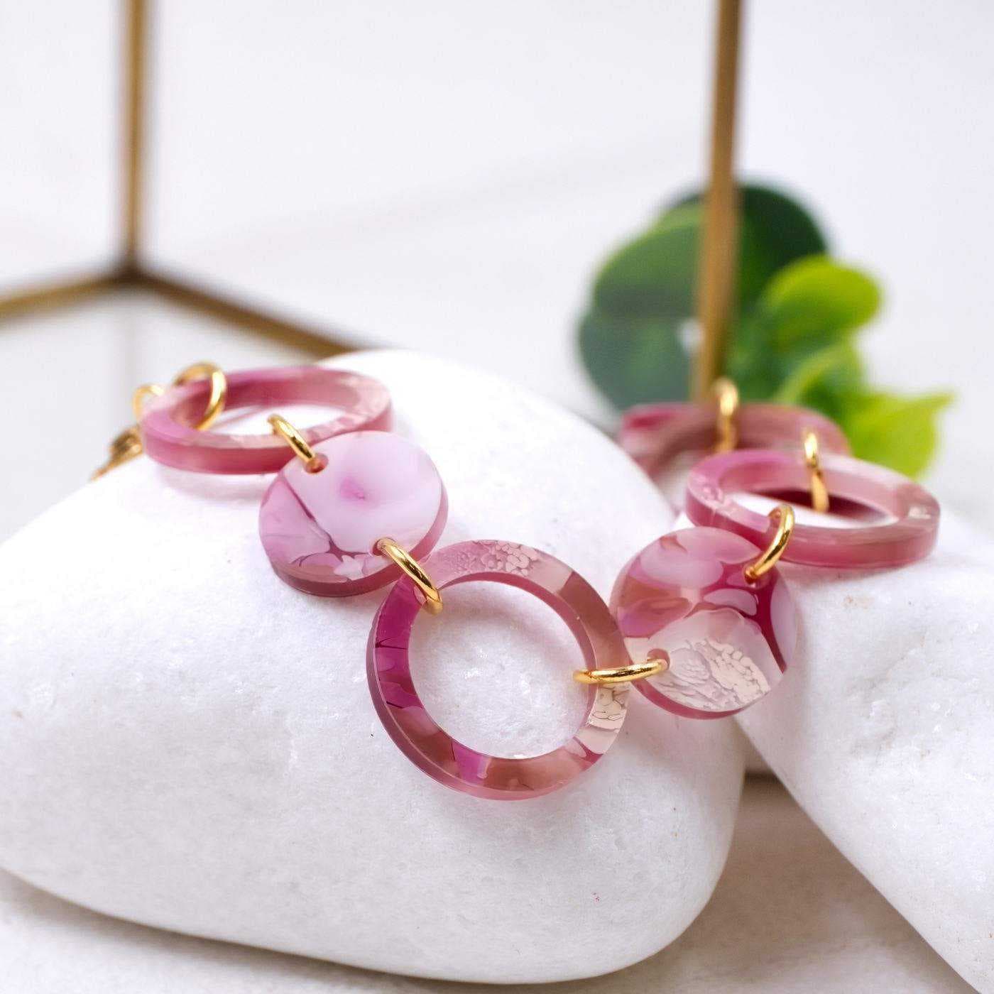 Plexi Rounds chain bracelet — Bracelets from Toolittle