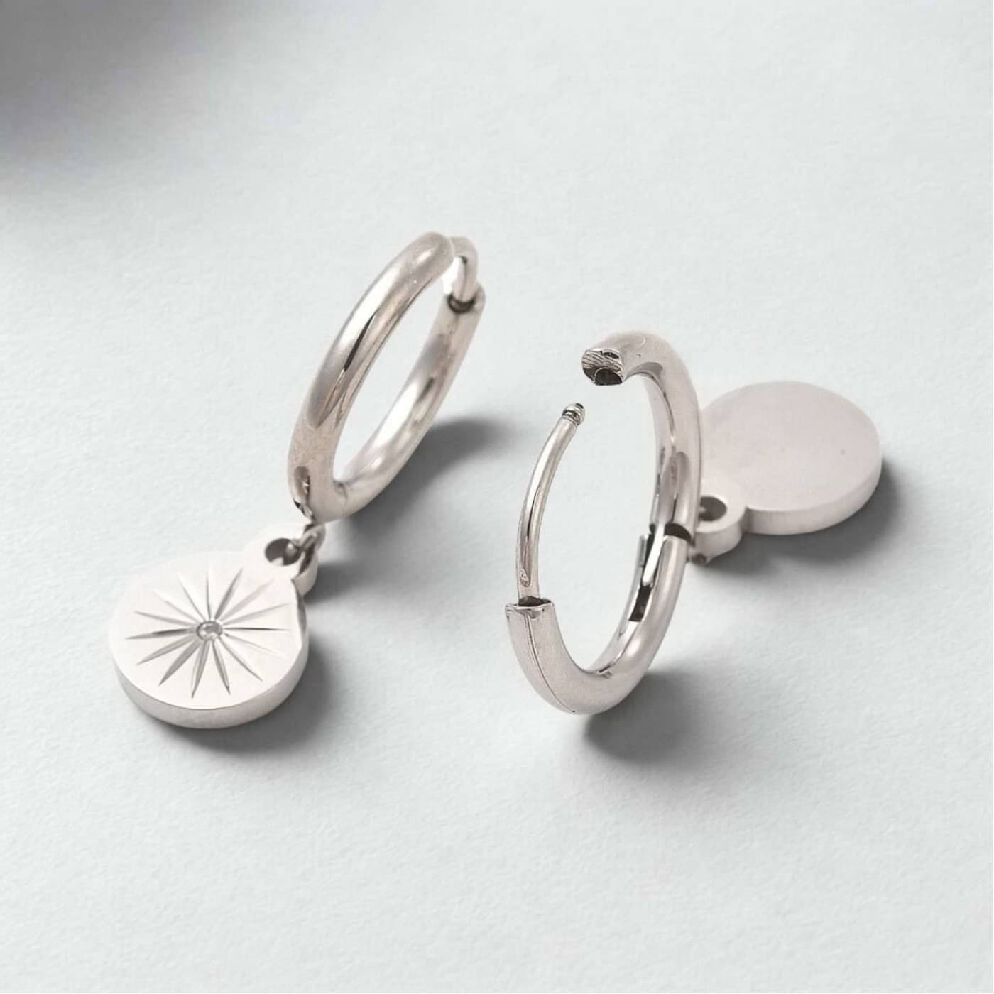 Inox Zircon Earrings — Earrings from Toolittle