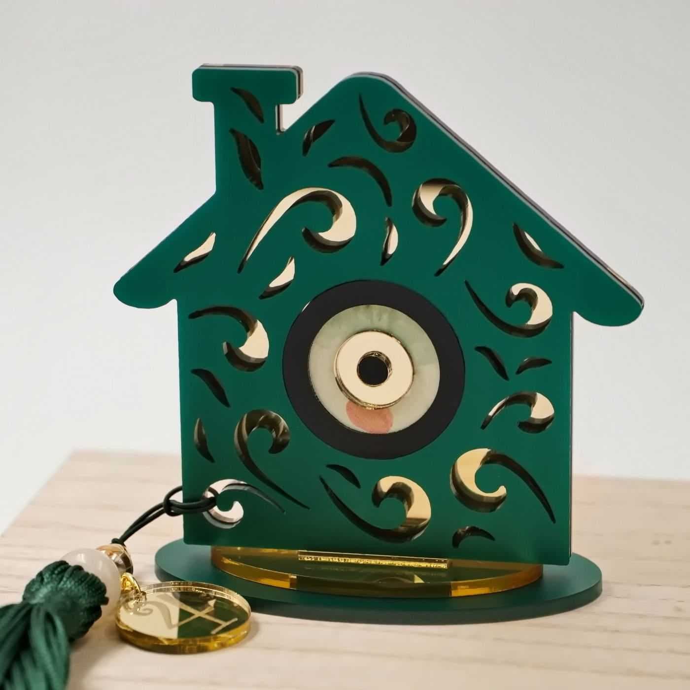 2026 House with Evil Eye Lucky Charm — Pendants & charms from Toolittle