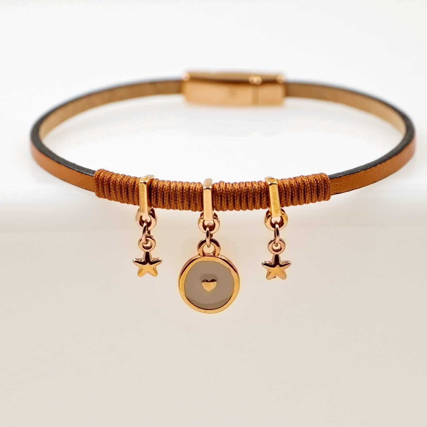 Leather Bracelet Toolittle Stars — Bracelets from Toolittle