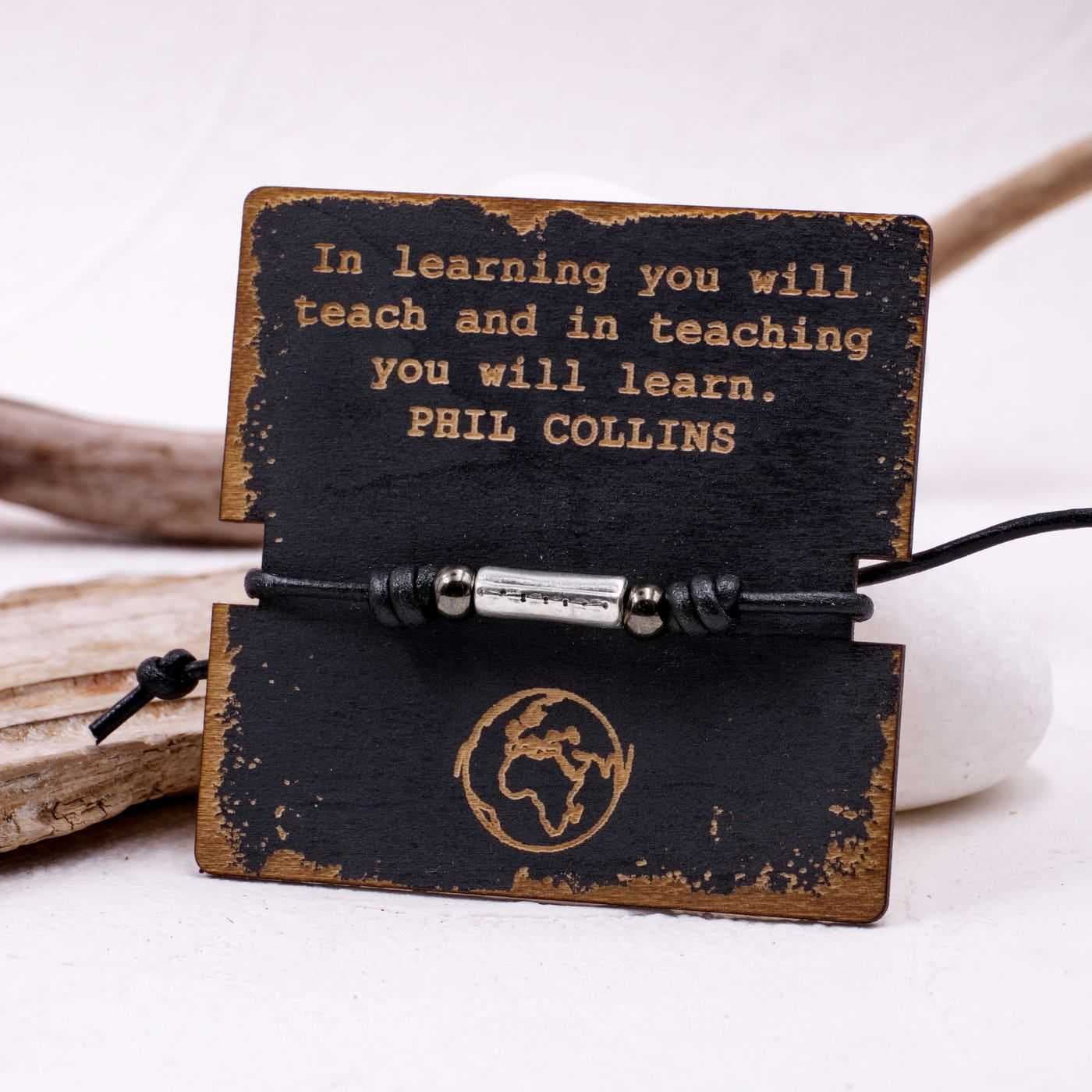 Men's bracelet Vintage Tag for Teachers — Bracelets from Toolittle