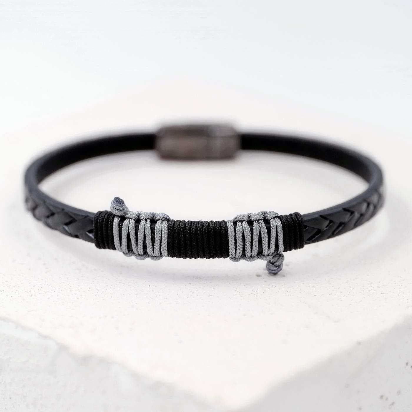 Men's PU leather bracelet Traveller — Bracelets from Toolittle