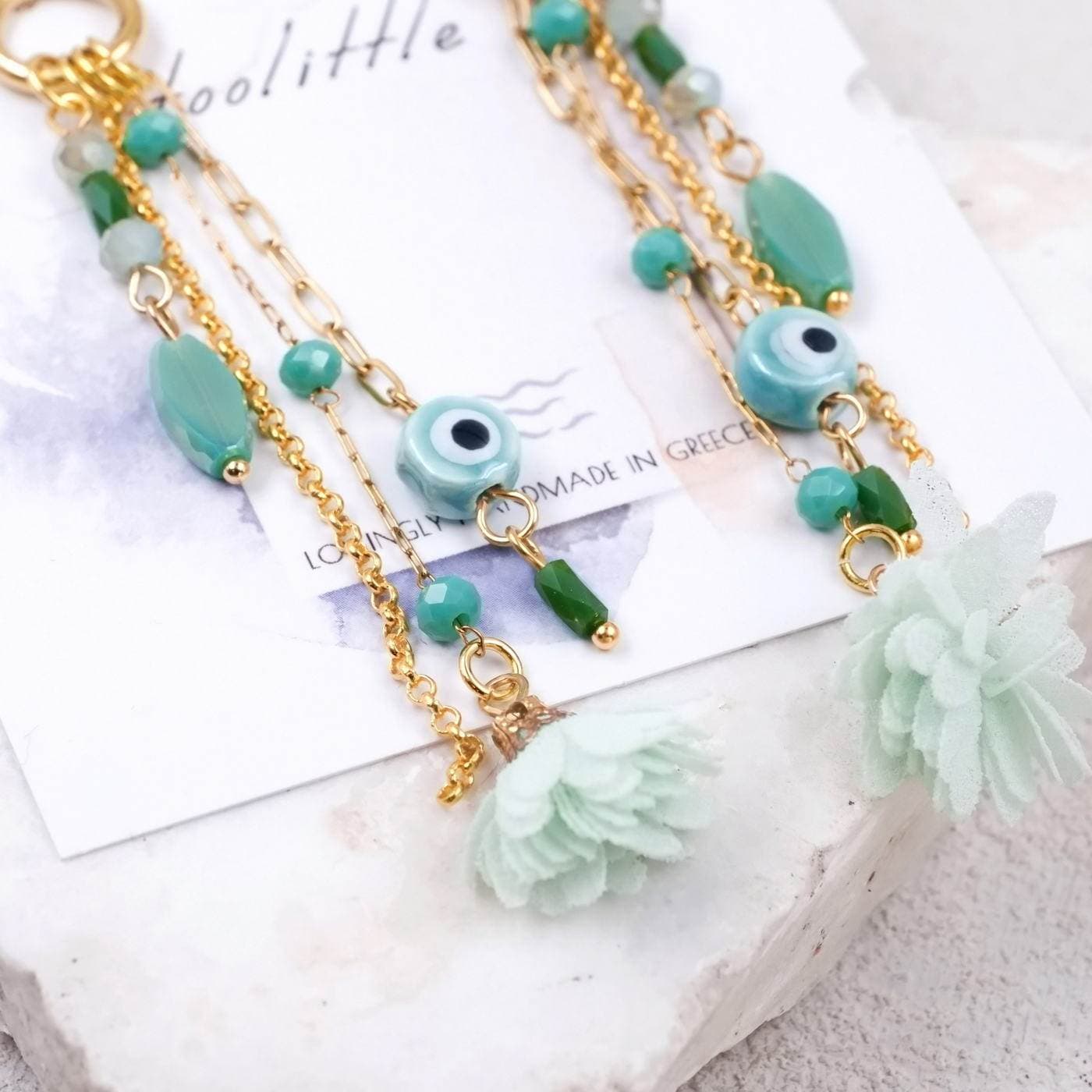 Evil Eye Gold-plated Earrings — Earrings from Toolittle