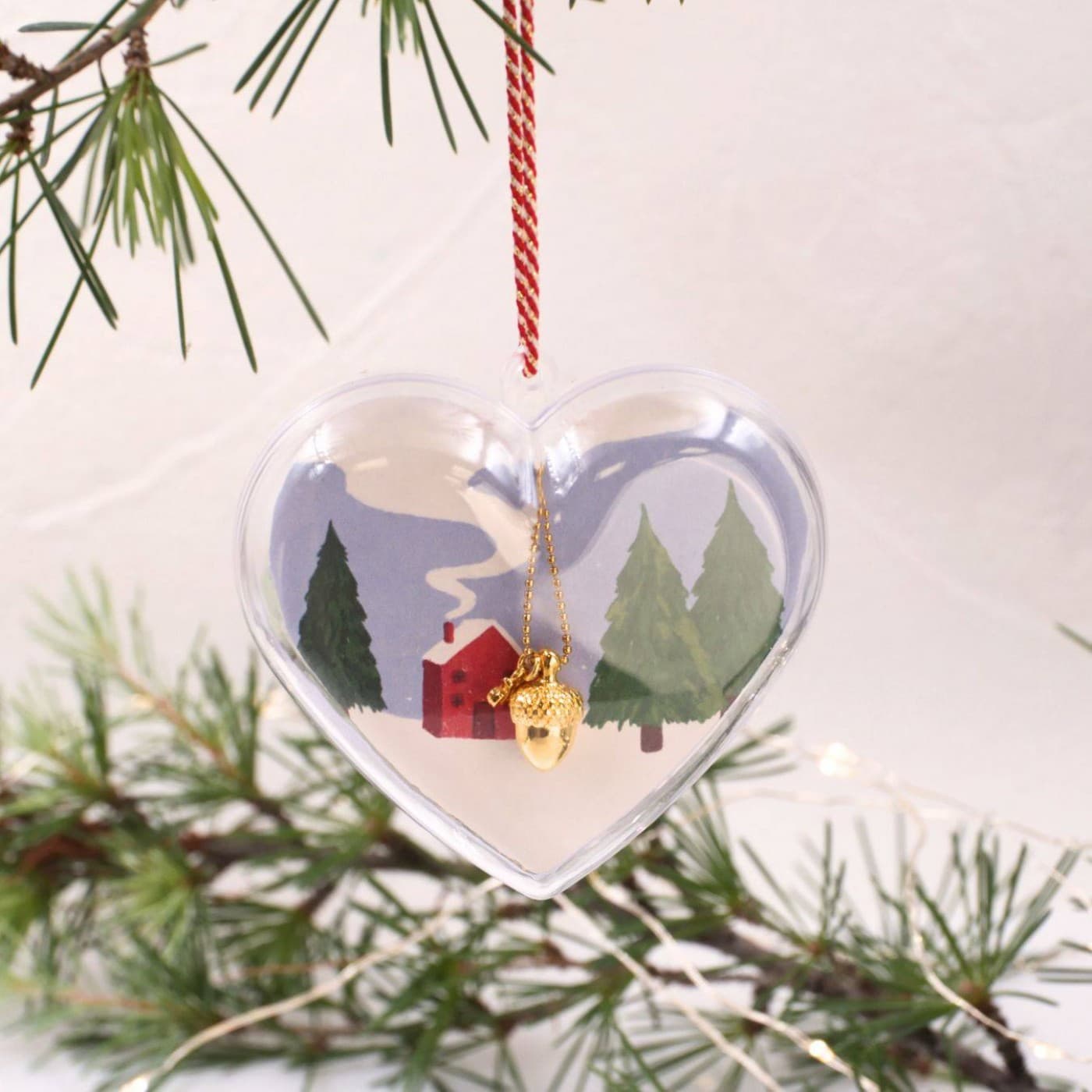Lucky 2026 Necklace - Gold-plated Pine Cone — Pendants & charms from Toolittle