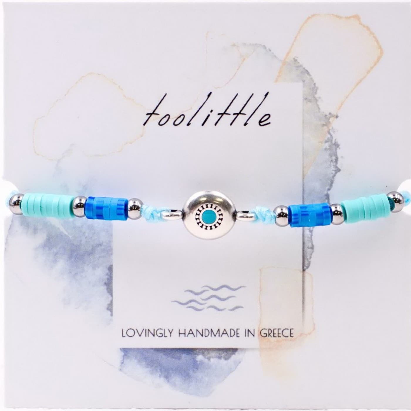 Blue Eye Macrame Bracelet — Bracelets from Toolittle