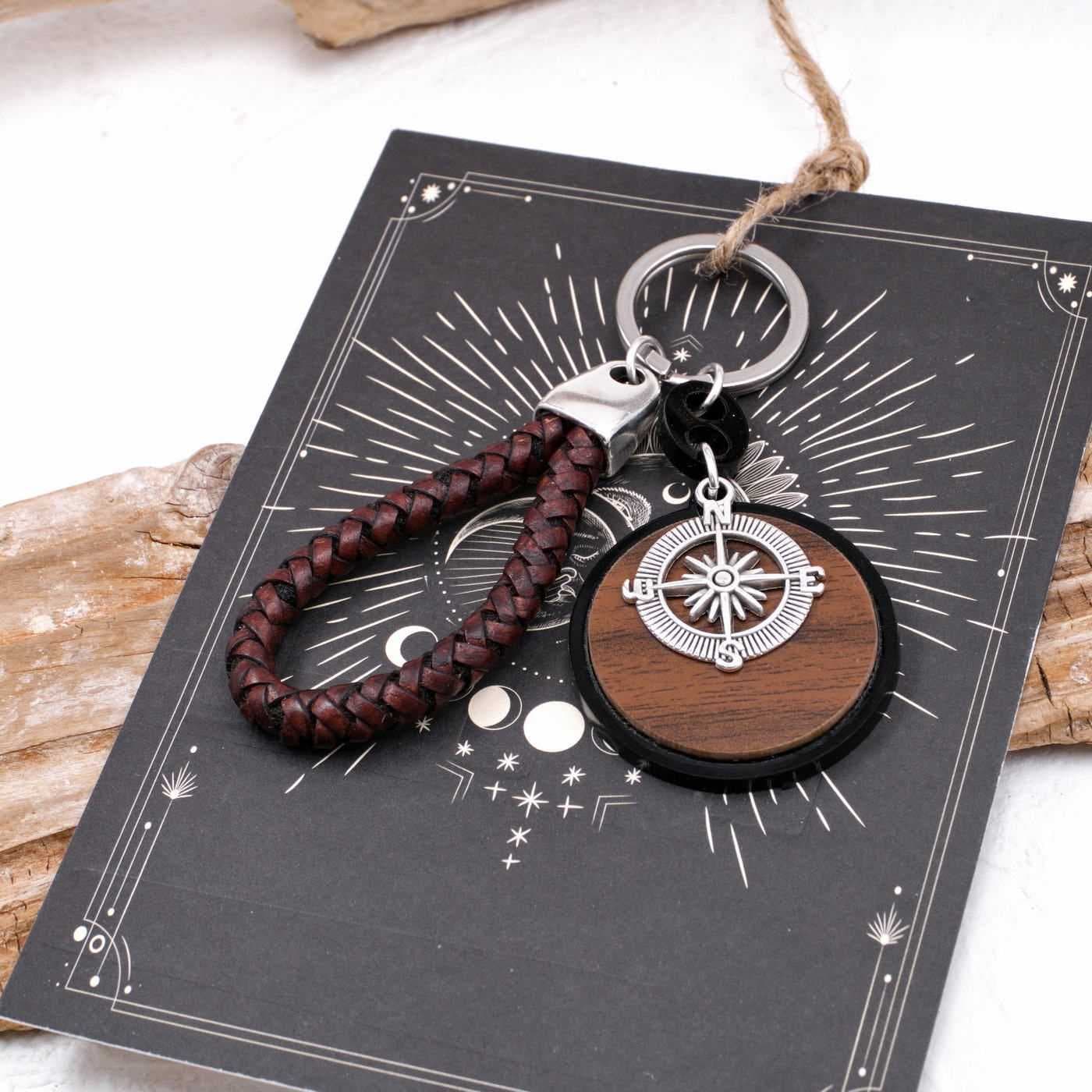Compass Men's Keychain — Pendants & charms from Toolittle