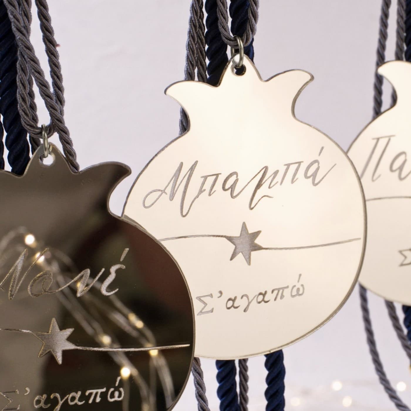 Personalized Hanging Lucky Pomegranate Charm — Pendants & charms from Toolittle