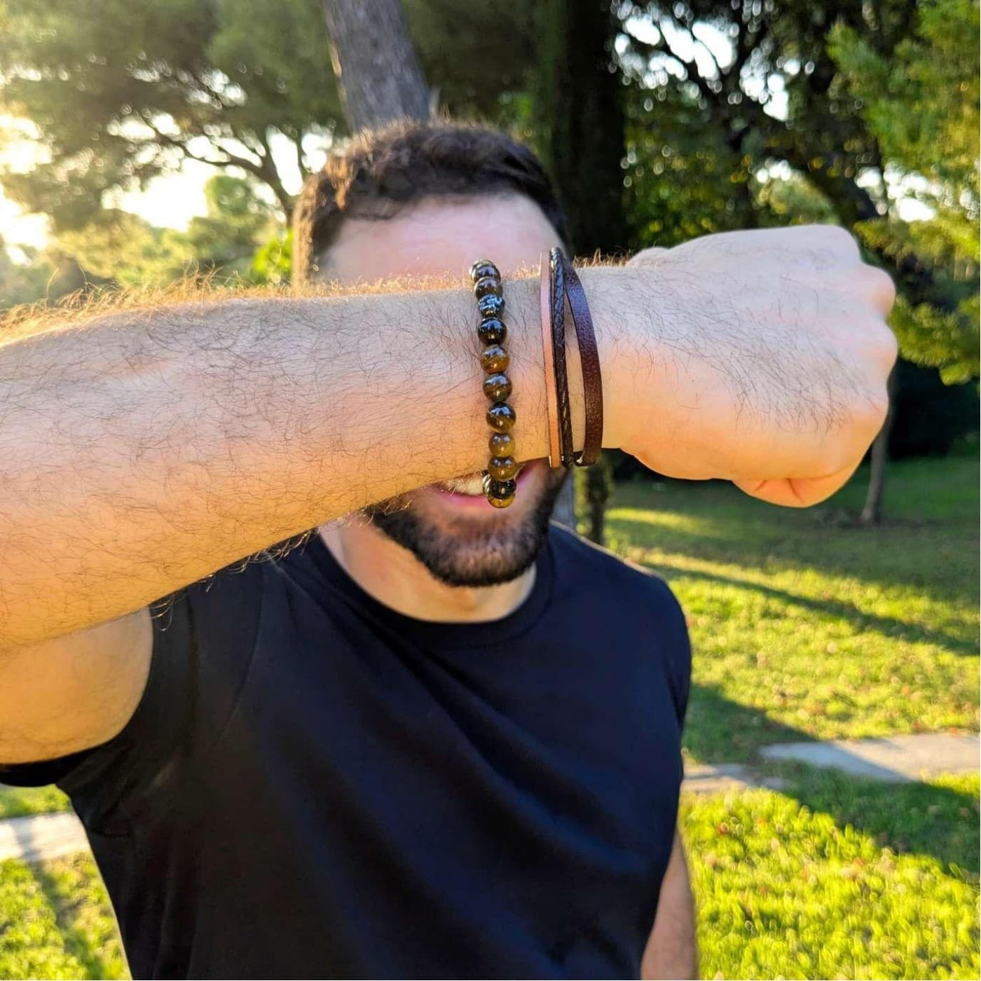 Skull Men's elastic Bracelet — Bracelets from Toolittle