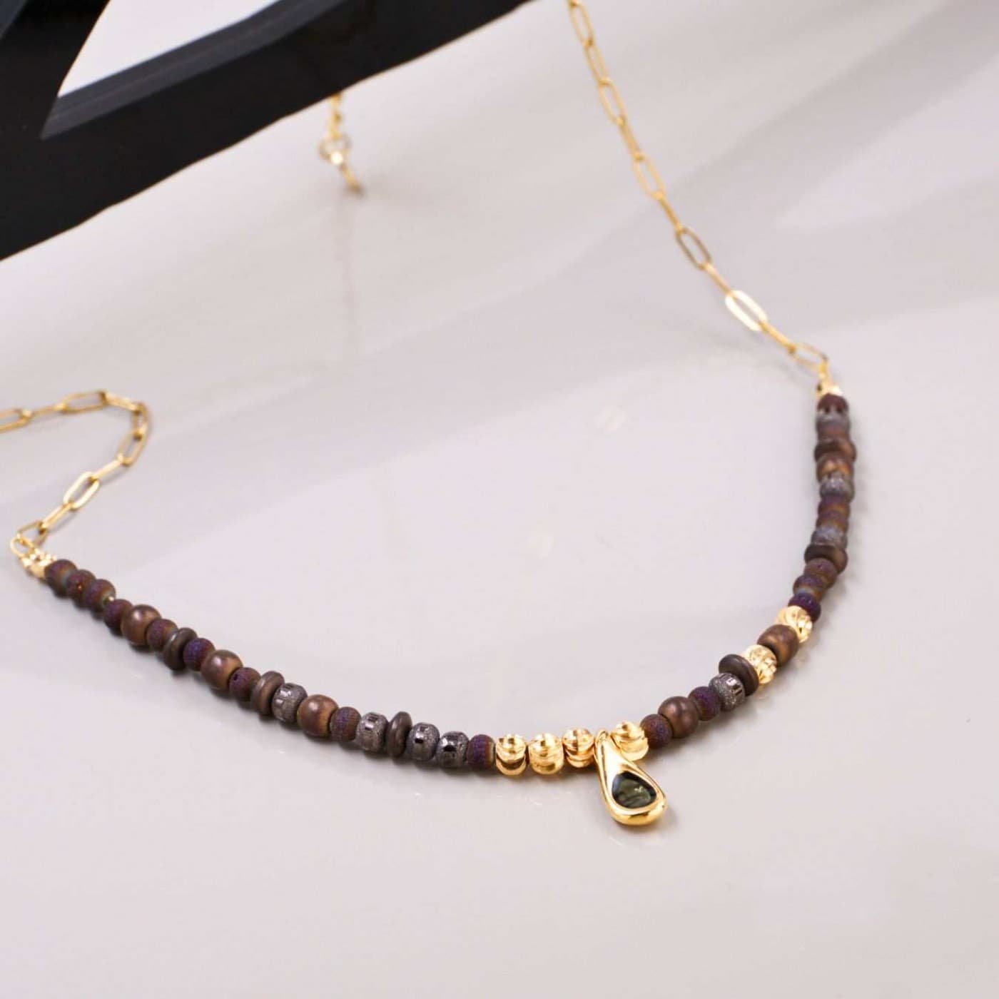 Hematite Jewelry: Handmade Necklace — Necklaces from Toolittle