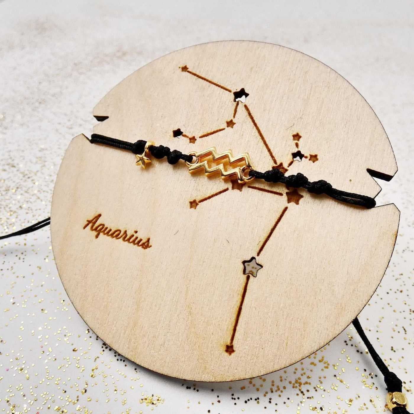 Aquarius Synastry Chart Bracelet — Bracelets from Toolittle