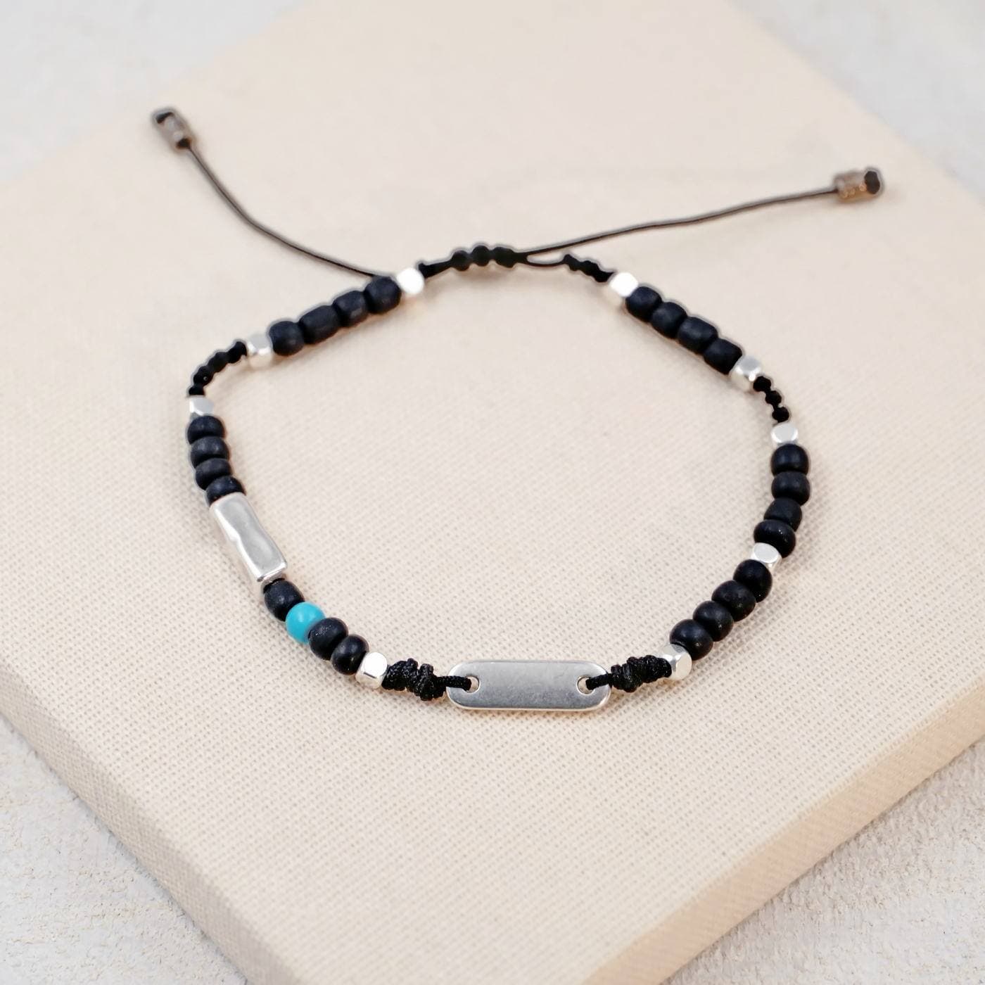 Men's Bracelet with Crystal Beads — Bracelets from Toolittle
