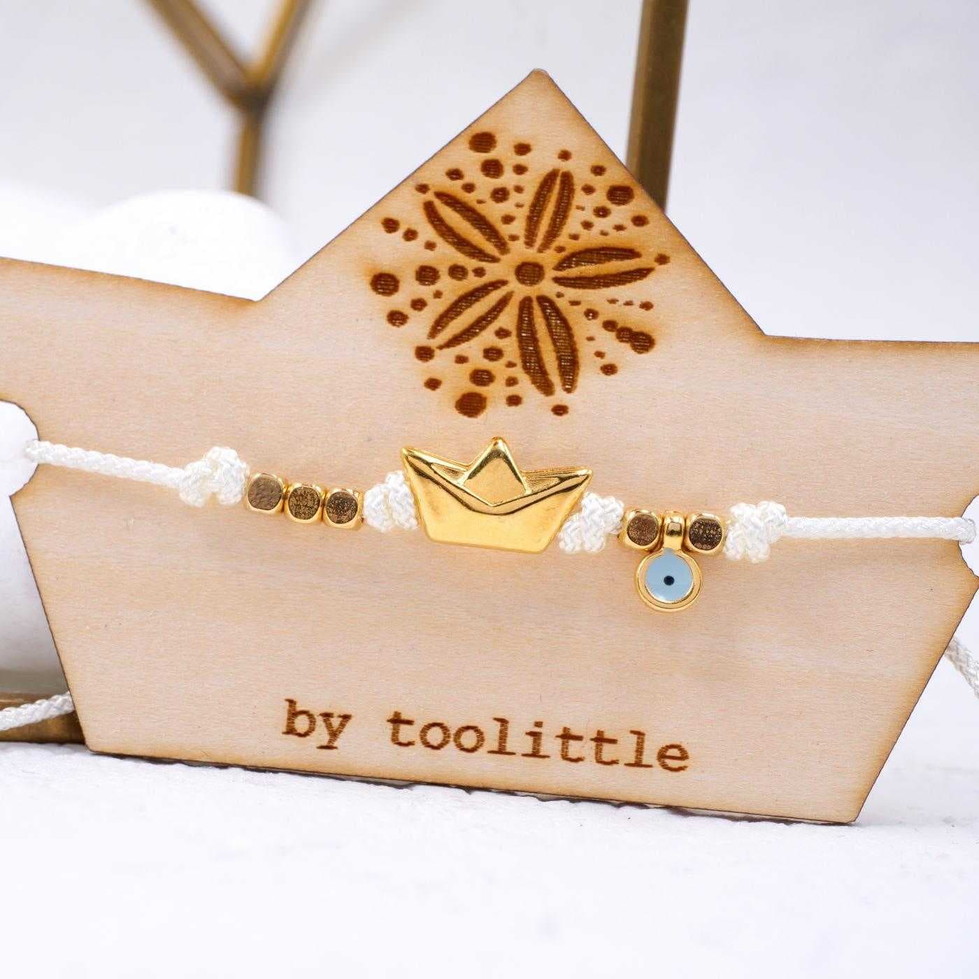 Golden Boat Macrame Bracelet — Bracelets from Toolittle
