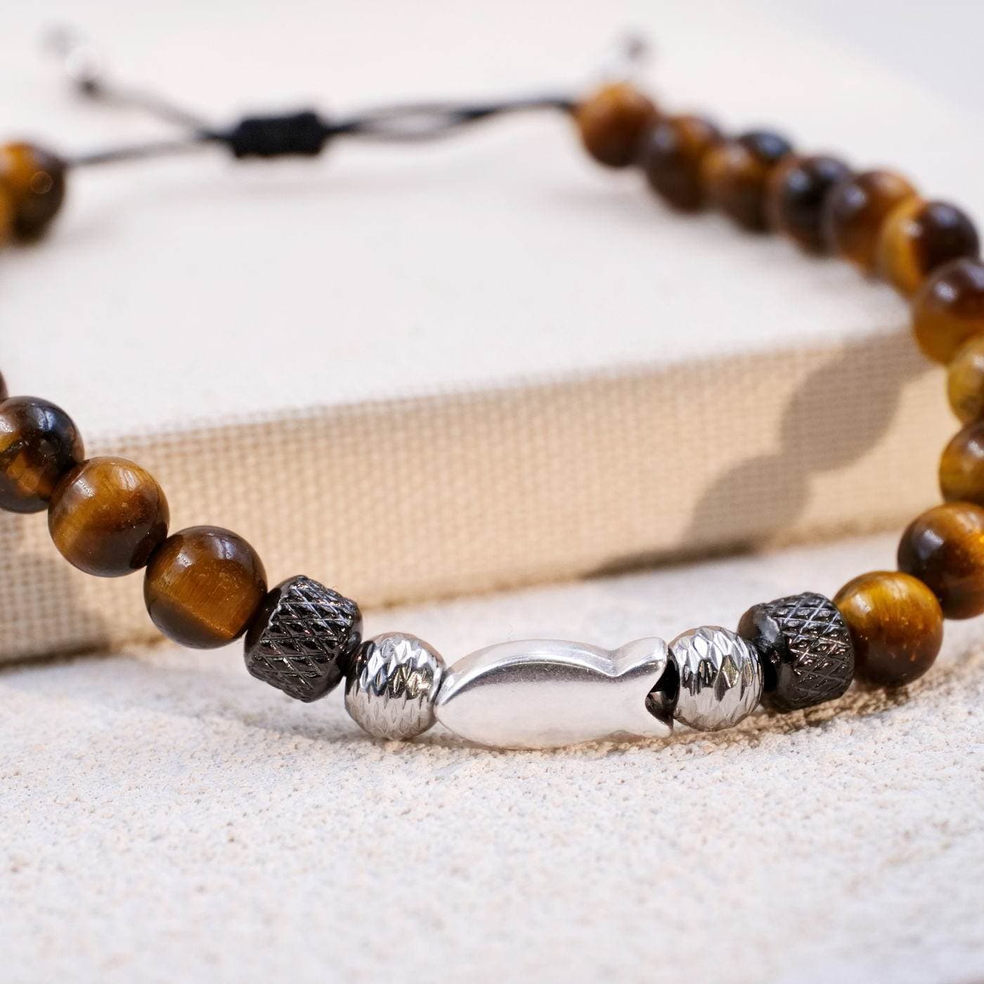 Men's Bracelet with Metal Fish — Bracelets from Toolittle