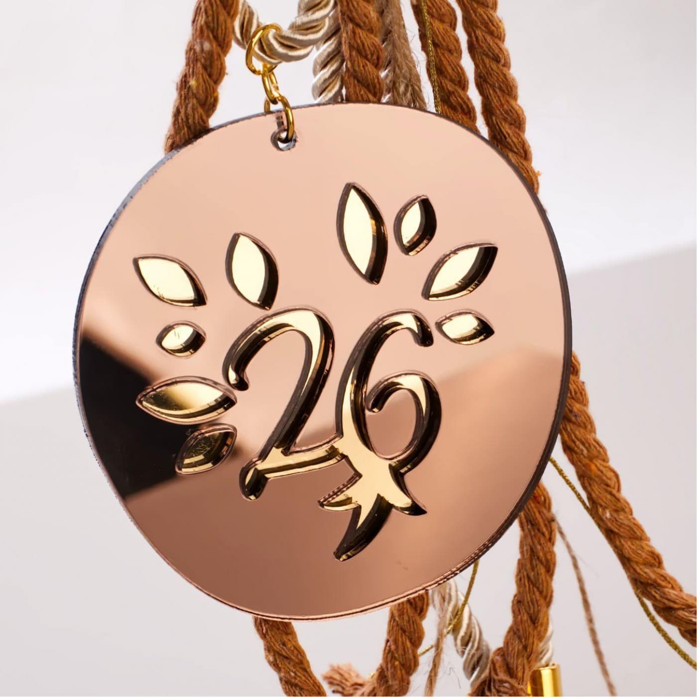 Handmade 2026 Lucky Charm with Abstract Tree of Life — Pendants & charms from Toolittle