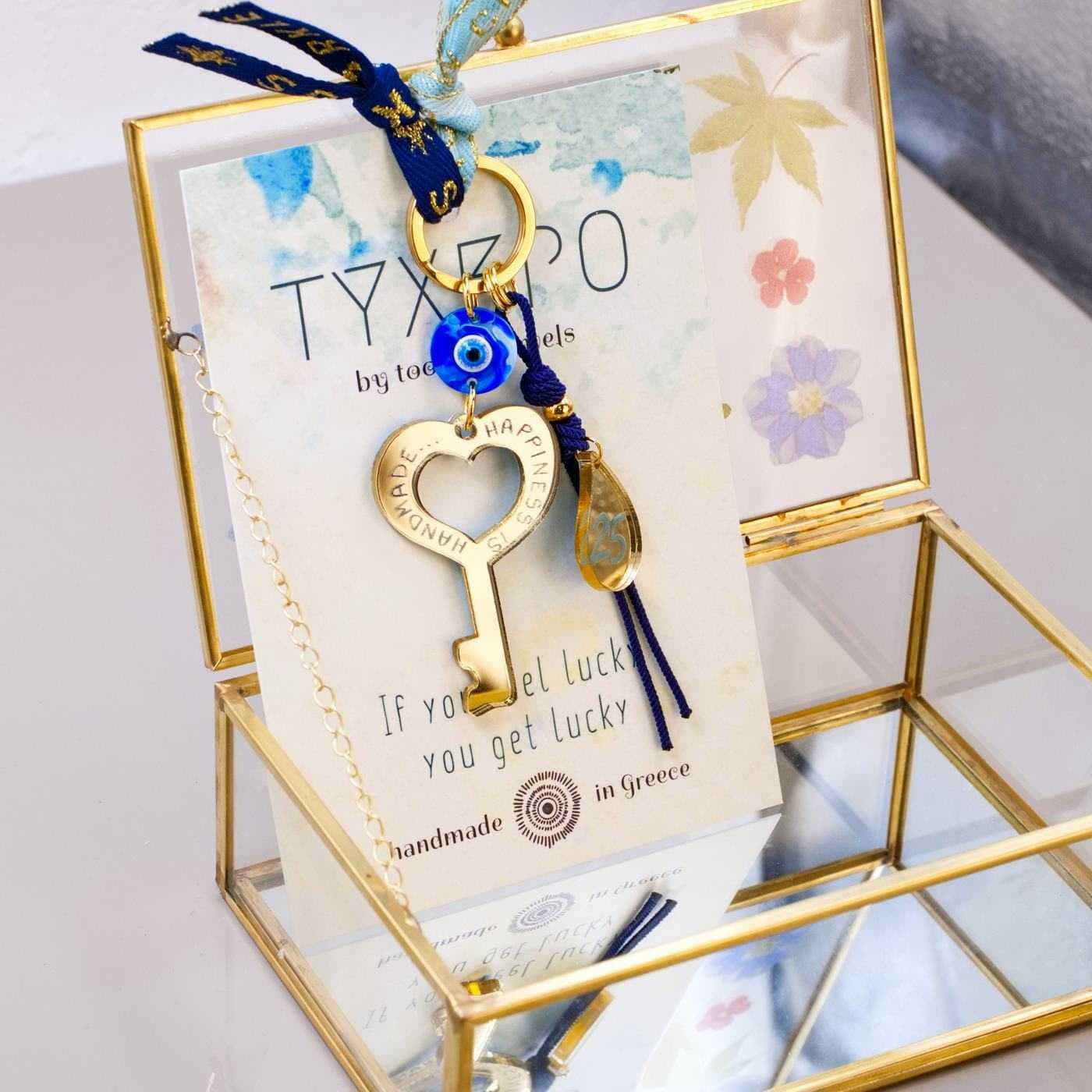 Heart Key 2026 Lucky Keychain — Pendants & charms from Toolittle
