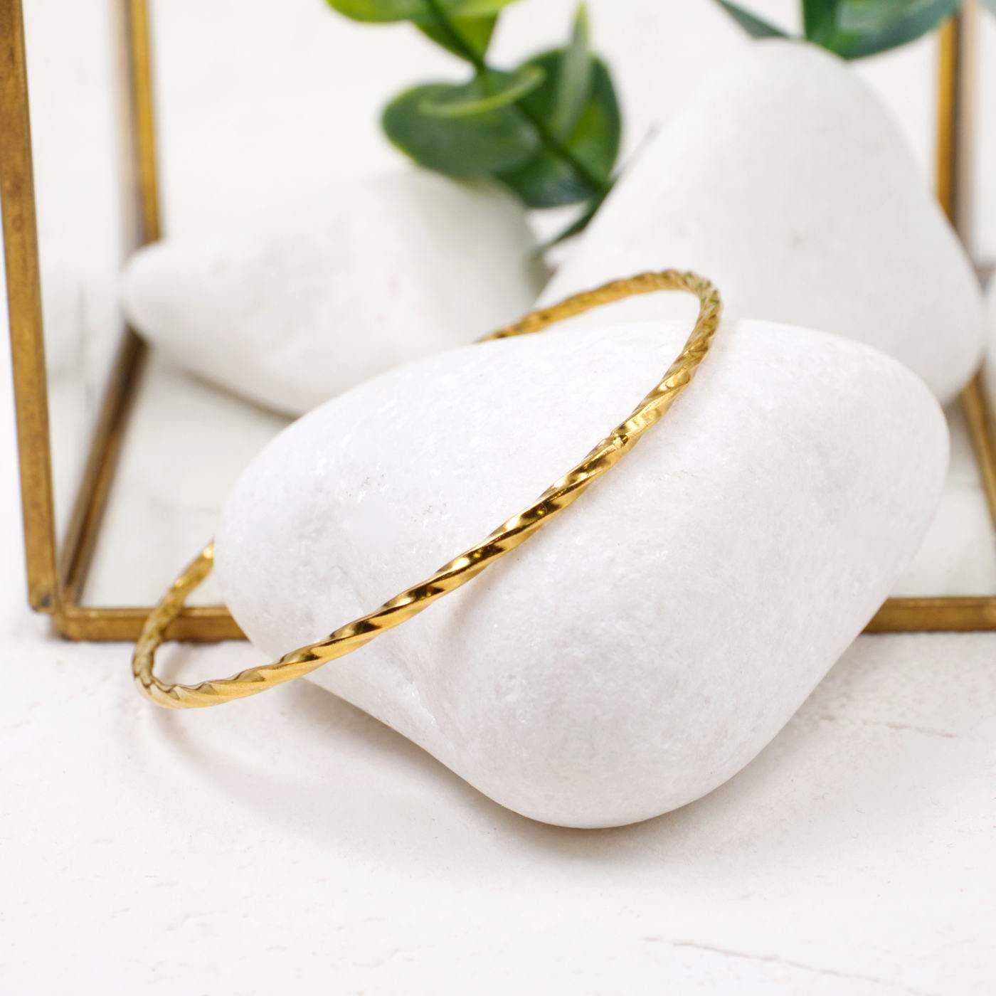 Stainless Steel Bangle Bracelet — Bracelets from Toolittle