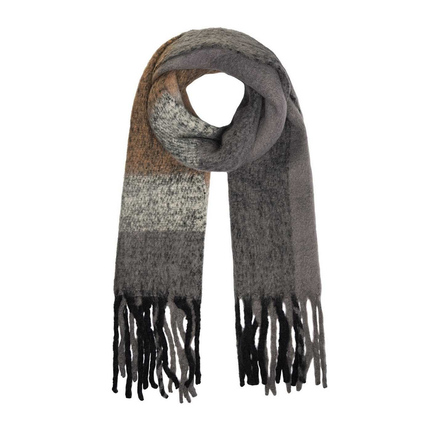 Scarf with fringe Winter time β Scarves & wraps from Toolittle