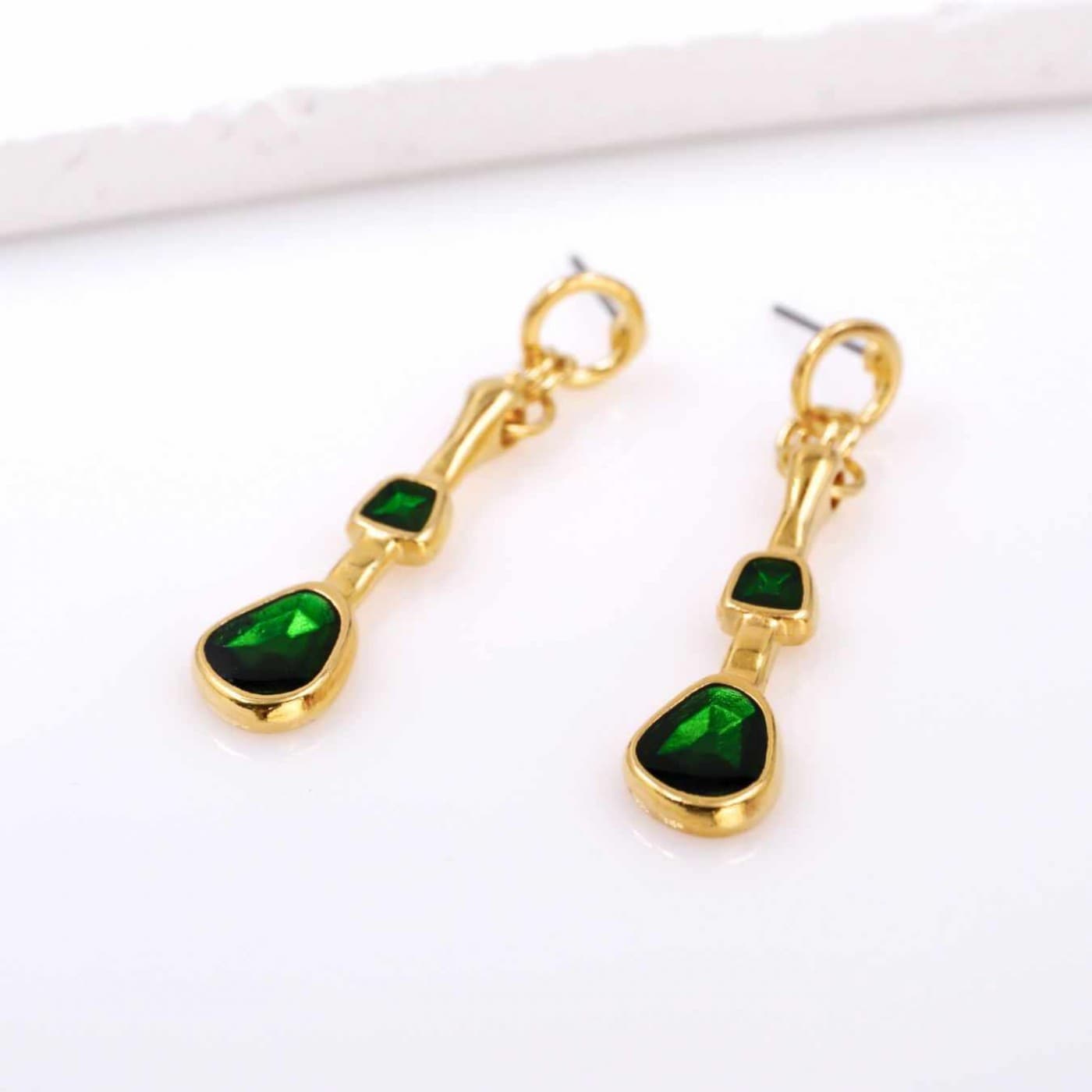 Dangle Earrings with Enamel — Earrings from Toolittle