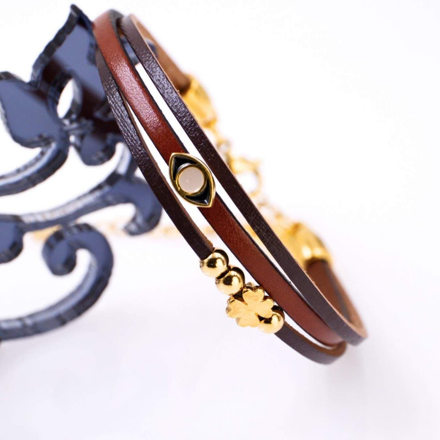 Lucky Bracelet 2026 – Enamelled Evil Eye — Pendants & charms from Toolittle