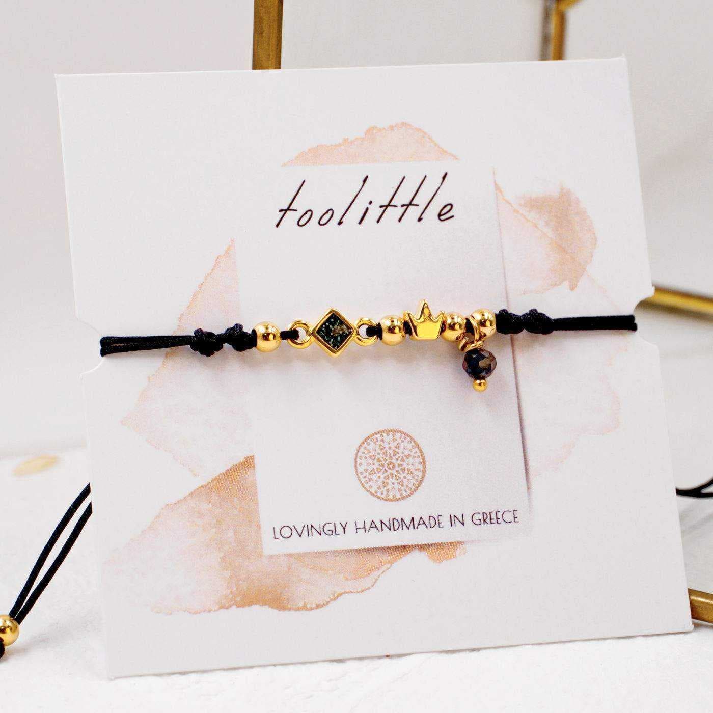 Black Cord Makrame Bracelet — Bracelets from Toolittle