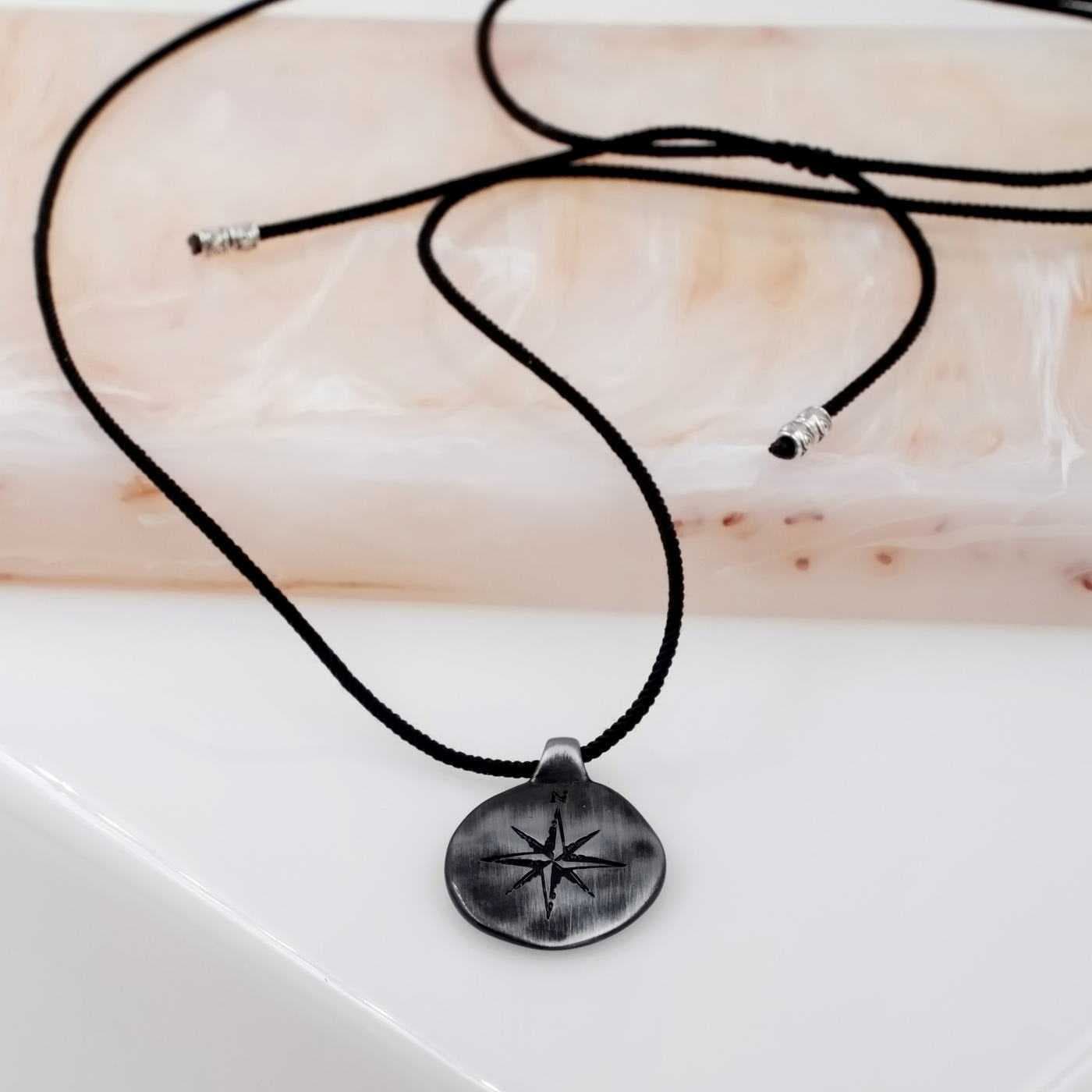 Unisex Long Necklace - Compass — Necklaces from Toolittle