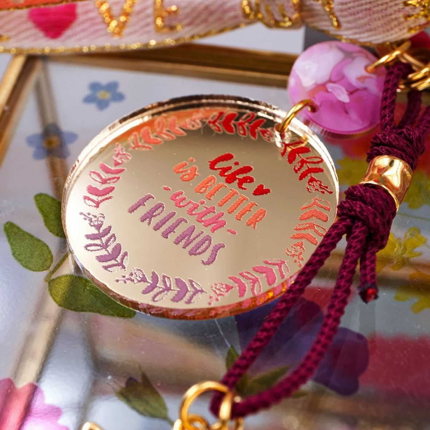 Life is Better with Friends 2026 Lucky Keychain — Pendants & charms from Toolittle