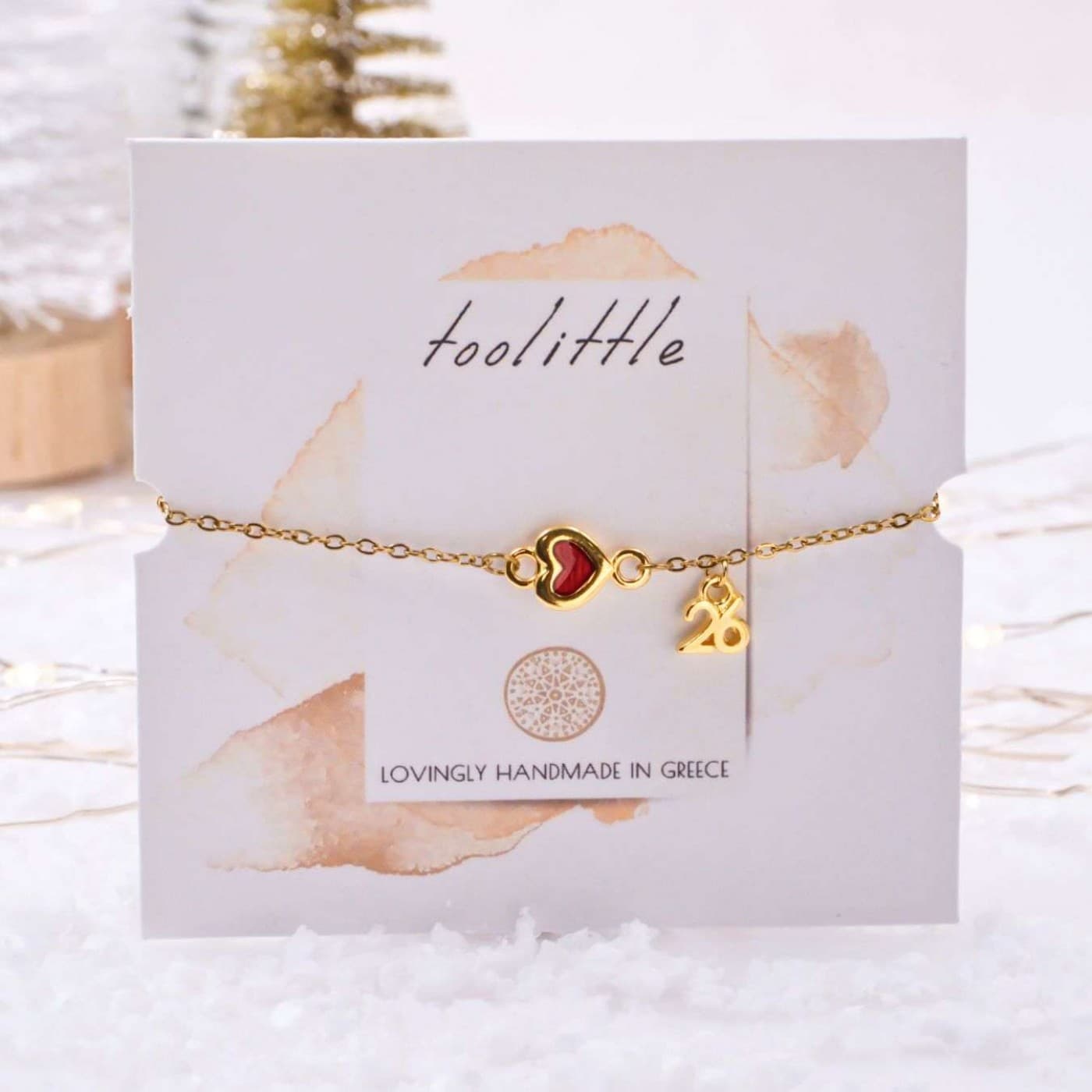 2026 Lucky Enamelled Heart Bracelet — Pendants & charms from Toolittle