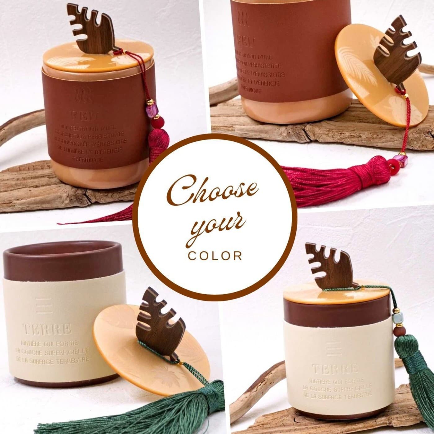 Summer scented candle Leaf — Pendants & charms from Toolittle