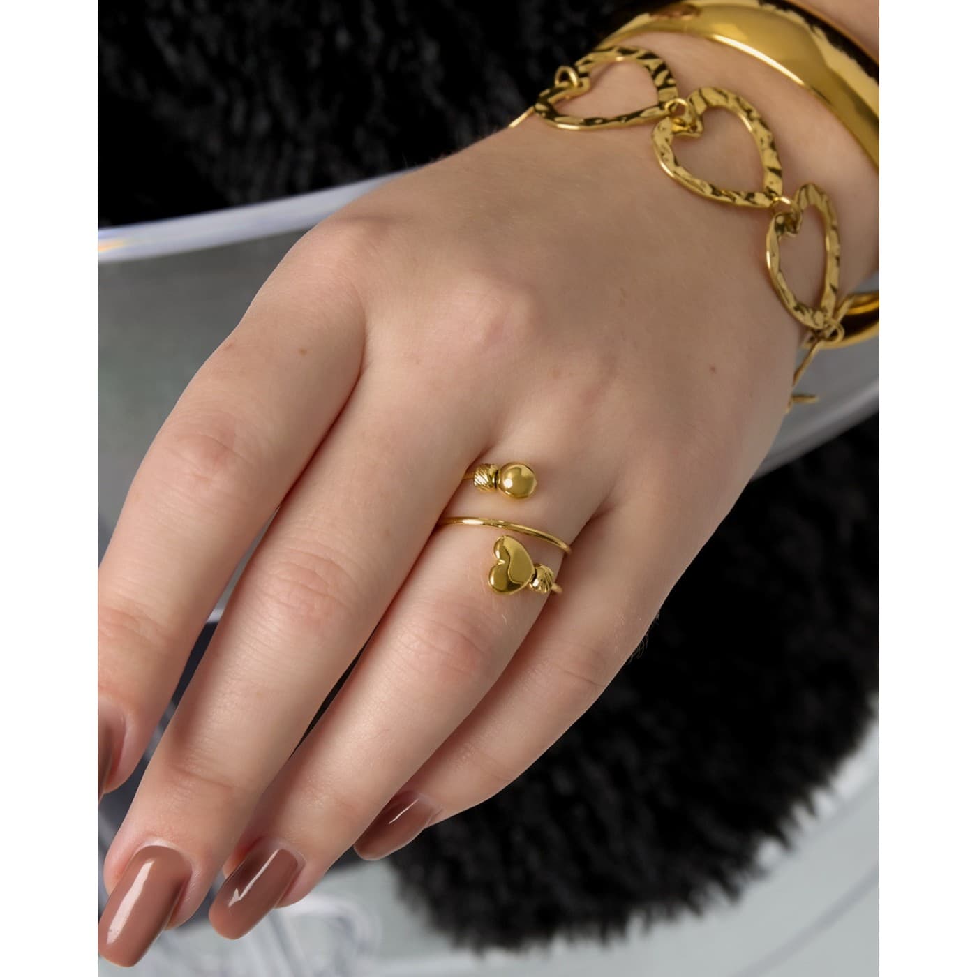 Gold-Plated Stainless Steel Ring — Rings from Toolittle