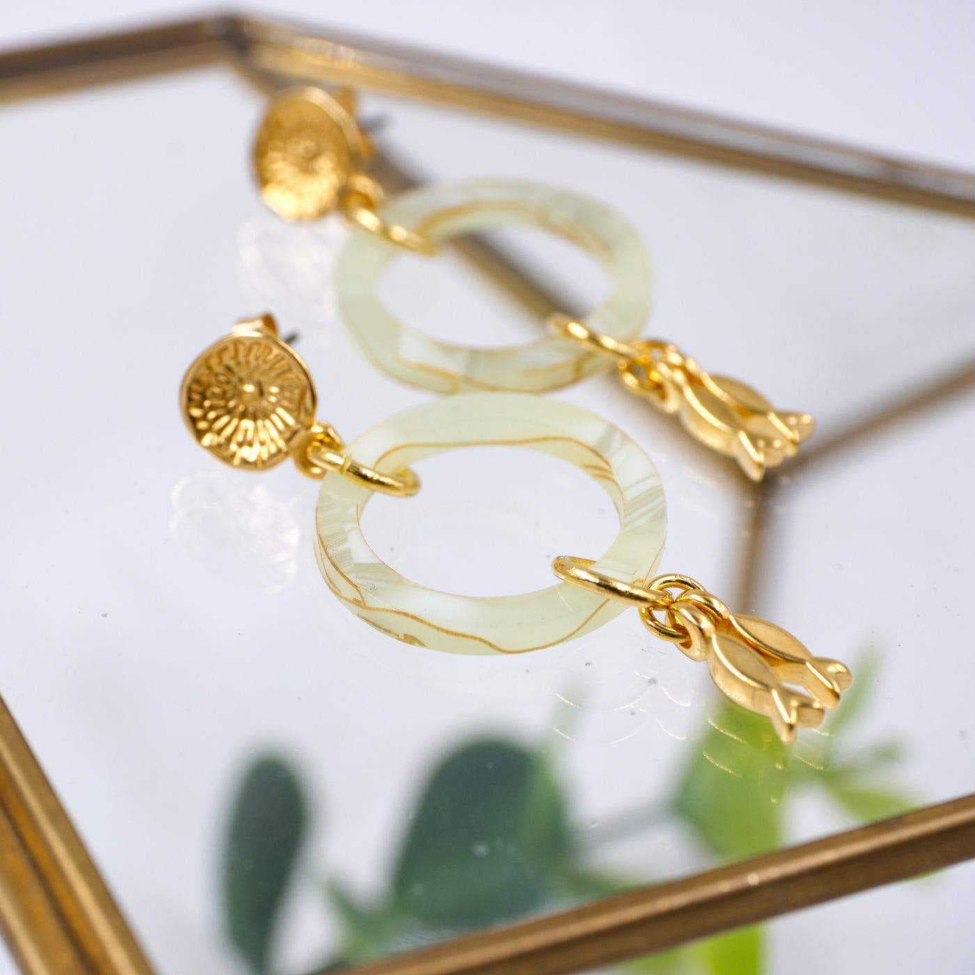 Earrings Hoops Plexiglas — Earrings from Toolittle