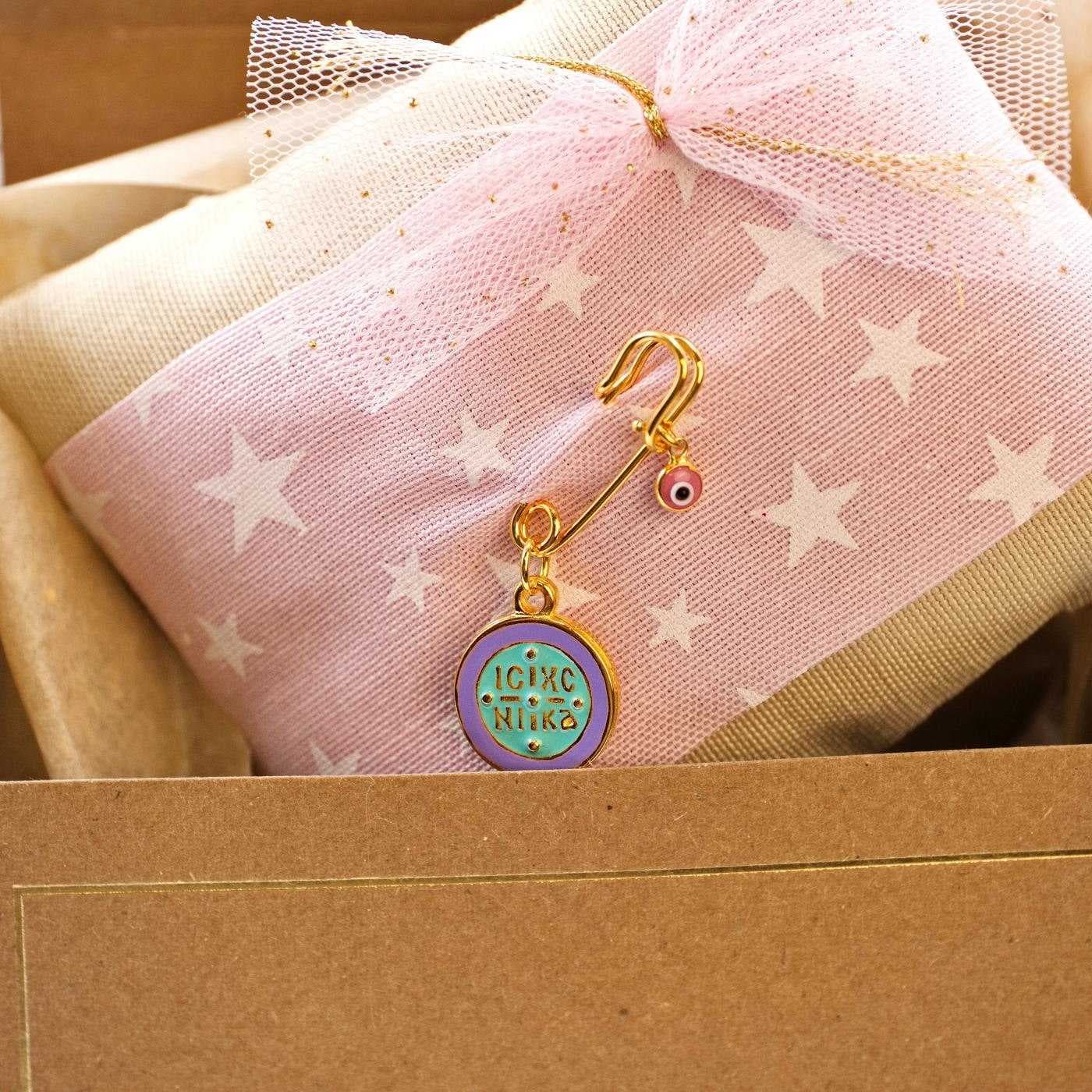 Lucky Cushion Charm for Newborn in a Box — Pendants & charms from Toolittle
