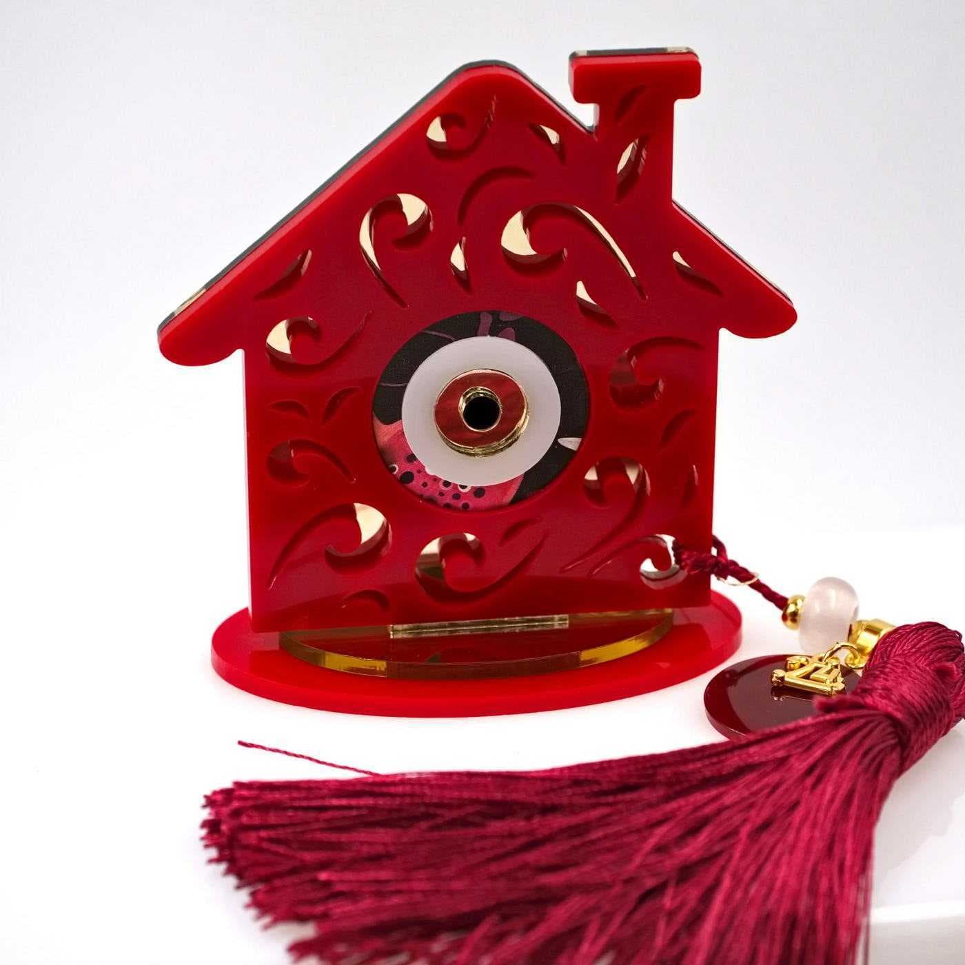 Plexiglass Lucky Charm "House with Evil Eye" — Pendants & charms from Toolittle