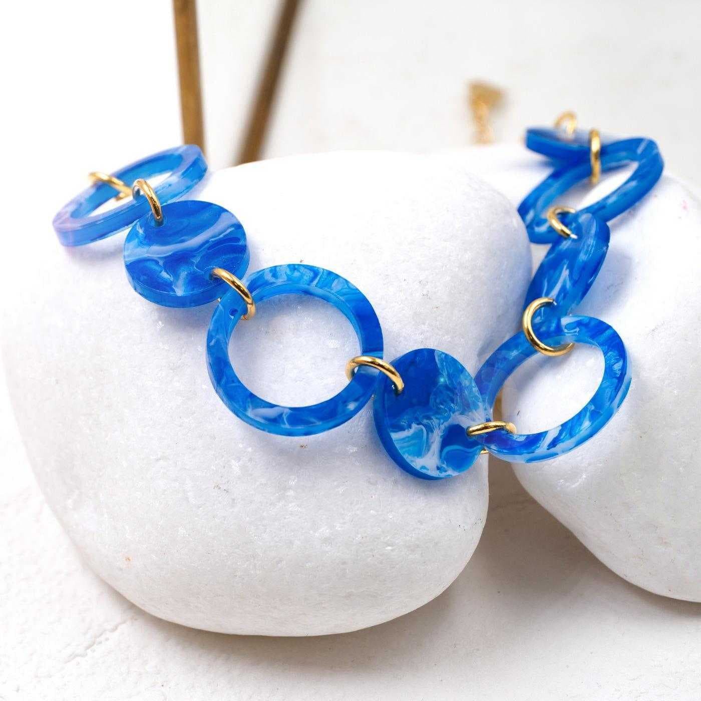 Plexi Circles chain bracelet — Bracelets from Toolittle