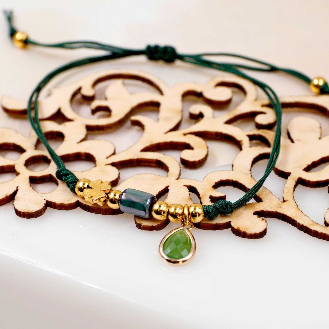 Green Cord Makrame Bracelet — Bracelets from Toolittle