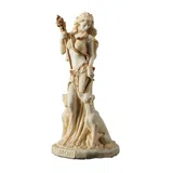 Hecate – White and Gold Statue – 15.5 cm – view 5