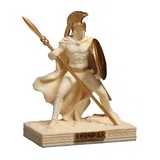Leonidas — King of Sparta — White and Gold Statue – 7.2 cm – view 3