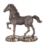 Steampunk Mechanical Horse – Bronze-Finish Statue – 25 cm