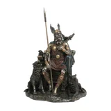 Odin — God of Wisdom and War — Bronze Finish Statue, 26 cm