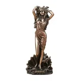 The Birth of Aphrodite – Bronze-Finish Resin Statue – 15.5 cm