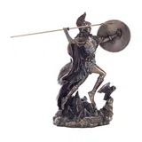 Athena Bronze-Finish Statue – 28 cm – view 3