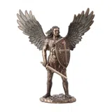 Archangel Michael with Sword and Shield — Bronze-Finish Statue, 73 cm