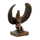 Isis — Egyptian Goddess — Bronze Finish Statue, 8.5 cm – view 2