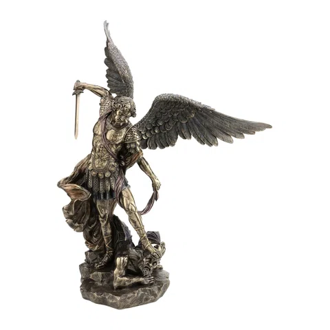 Archangel Michael — Defender of Heaven — Veronese Design Bronze Finish Statue, 73 cm – view 1