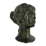 Bust of Aphrodite – Bronze Sculpture – 9 cm – Dark Green