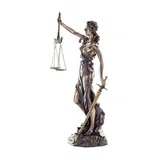 Themis — Goddess of Justice — Bronze-Finish Statue – 30 cm – view 2