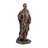 Hippocrates – Father of Medicine – Bronze-Finish Statue – 9.3 cm – view 2