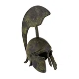Corinthian Helmet with Owl and Tall Crest – 20 cm
