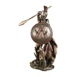 Leonidas with Spear and Shield – Bronze-Finish Statue – 15.5 cm – view 4