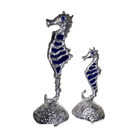Seahorse Sculpture by Bronze Pavlakis