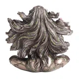 Gaia — Pregnant Mother Earth with Butterflies — Bronze Finish Statue, 12.5 cm – view 3